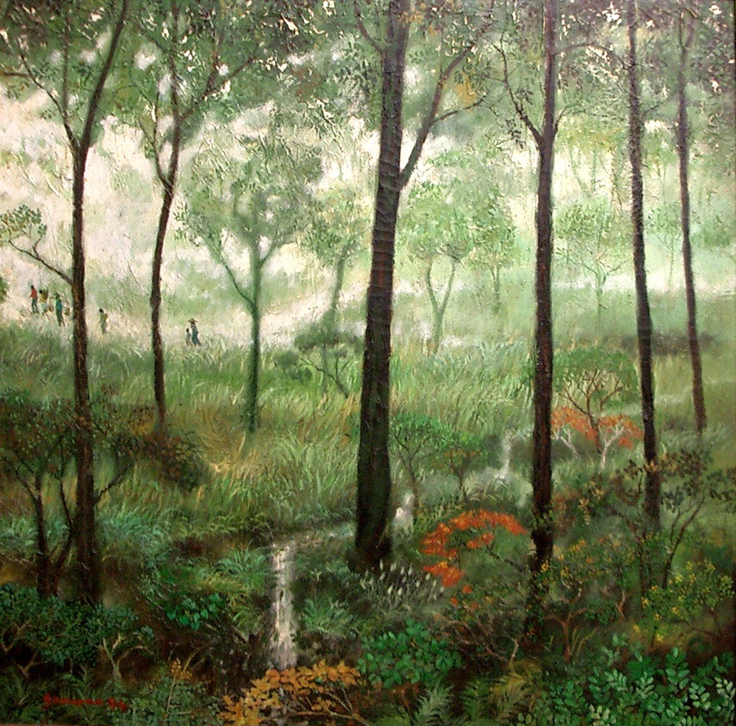 lukisan-sunarno-hutan